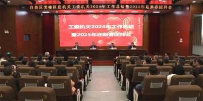 自治區(qū)黨委區(qū)直機(jī)關(guān)工委舉行2024年工作總結(jié)暨2025年迎新春團(tuán)拜會(huì)